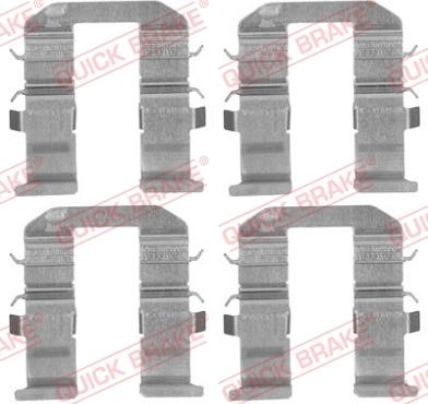 QUICK BRAKE 1091758 - Accessory Kit for disc brake Pads onlydrive.pro