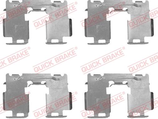 QUICK BRAKE 1091760 - Accessory Kit for disc brake Pads onlydrive.pro