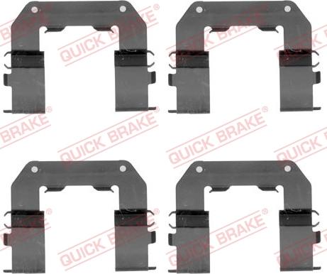 QUICK BRAKE 1091767 - Accessory Kit for disc brake Pads onlydrive.pro