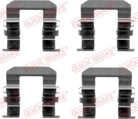 QUICK BRAKE 1091704 - Accessory Kit for disc brake Pads onlydrive.pro