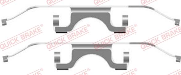 QUICK BRAKE 1091702 - Accessory Kit for disc brake Pads onlydrive.pro