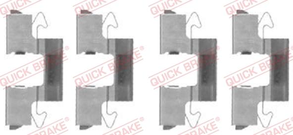 QUICK BRAKE 1091714 - Accessory Kit for disc brake Pads onlydrive.pro