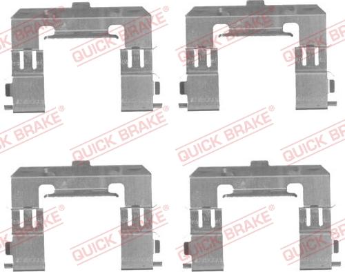 QUICK BRAKE 1091715 - Accessory Kit for disc brake Pads onlydrive.pro