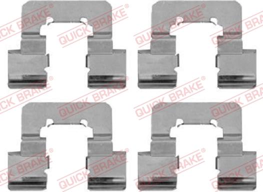 QUICK BRAKE 1091781 - Accessory Kit for disc brake Pads onlydrive.pro