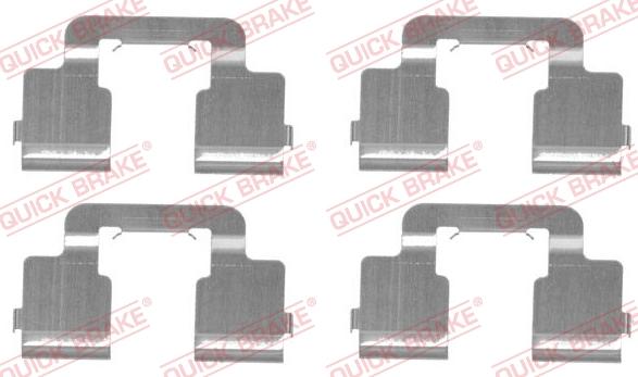 QUICK BRAKE 1091733 - Accessory Kit for disc brake Pads onlydrive.pro