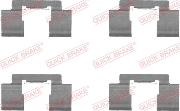 QUICK BRAKE 1091732 - Accessory Kit for disc brake Pads onlydrive.pro