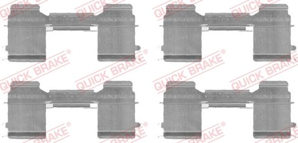 QUICK BRAKE 1091726 - Accessory Kit for disc brake Pads onlydrive.pro