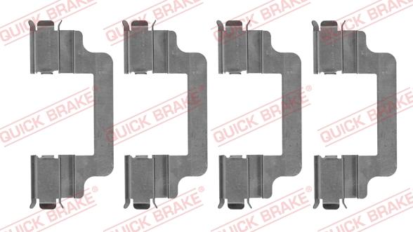 QUICK BRAKE 1091779 - Piederumu komplekts, Disku bremžu uzlikas onlydrive.pro