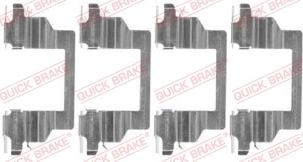 QUICK BRAKE 1091778 - Accessory Kit for disc brake Pads onlydrive.pro