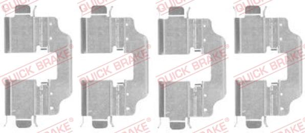 QUICK BRAKE 1091773 - Accessory Kit for disc brake Pads onlydrive.pro