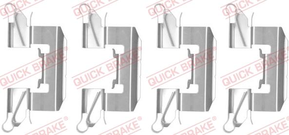 QUICK BRAKE 1091772 - Accessory Kit for disc brake Pads onlydrive.pro