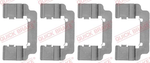 QUICK BRAKE 1091777 - Accessory Kit for disc brake Pads onlydrive.pro