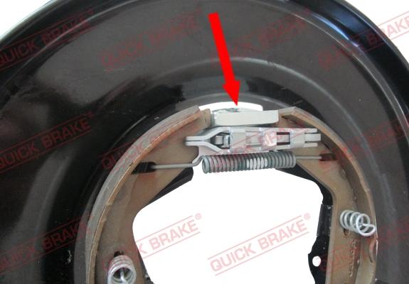 QUICK BRAKE 105-0481 - Piederumu komplekts, Stāvbremzes mehānisma bremžu loks onlydrive.pro