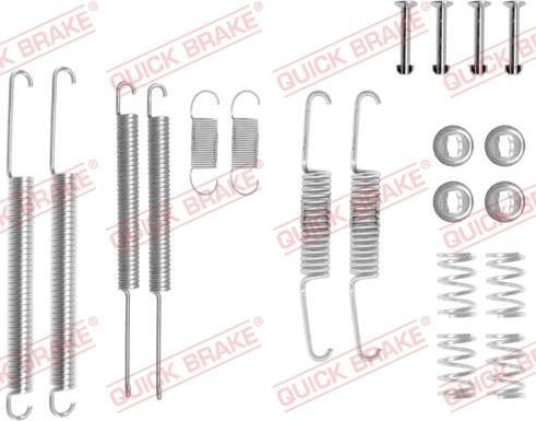 QUICK BRAKE 1050598 - Accessory Kit, brake shoes onlydrive.pro