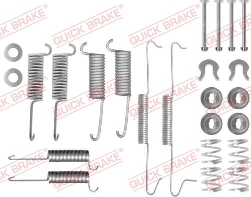QUICK BRAKE 1050571 - Accessory Kit, brake shoes onlydrive.pro