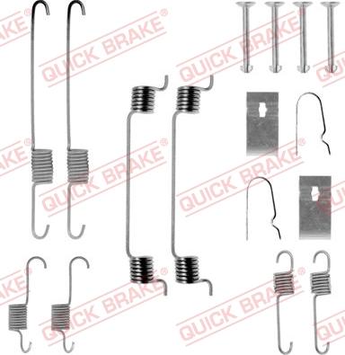 QUICK BRAKE 105-0699 - Accessory Kit, brake shoes onlydrive.pro