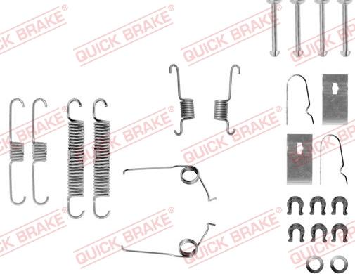 QUICK BRAKE 1050693 - Accessory Kit, brake shoes onlydrive.pro