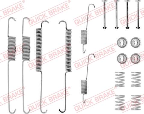 QUICK BRAKE 105-0640 - Accessory Kit, brake shoes onlydrive.pro