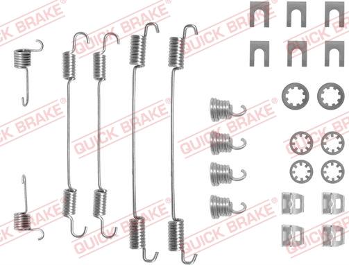 QUICK BRAKE 105-0656 - Accessory Kit, brake shoes onlydrive.pro