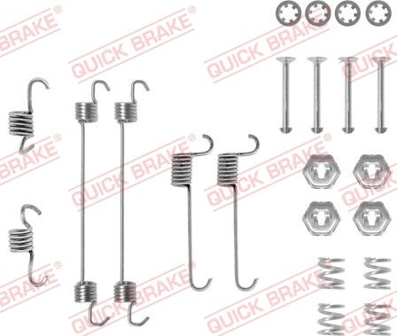 QUICK BRAKE 1050650 - Accessory Kit, brake shoes onlydrive.pro