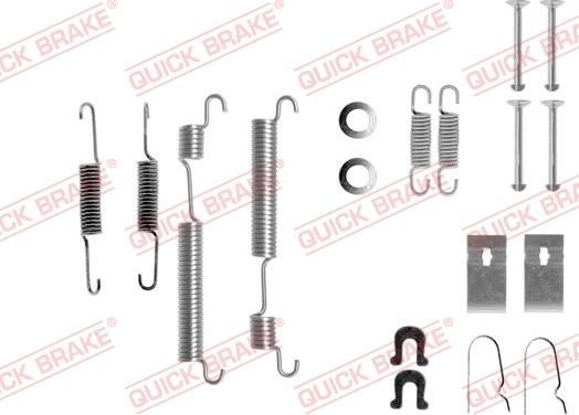 QUICK BRAKE 105-0653 - Accessory Kit, brake shoes onlydrive.pro