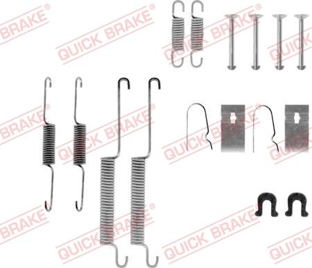 QUICK BRAKE 105-0668 - Accessory Kit, brake shoes onlydrive.pro