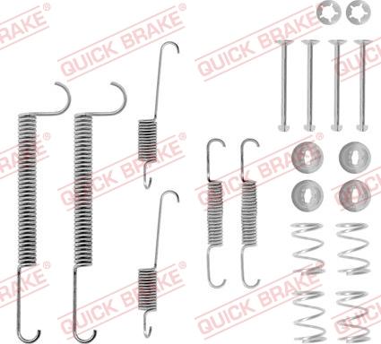 QUICK BRAKE 1050630 - Accessory Kit, brake shoes onlydrive.pro