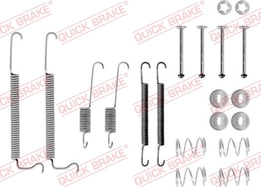 QUICK BRAKE 1050629 - Accessory Kit, brake shoes onlydrive.pro