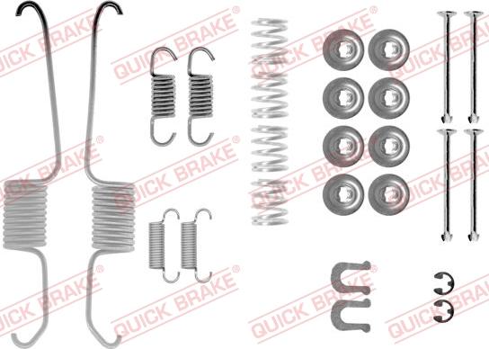 QUICK BRAKE 105-0003 - Accessory Kit, brake shoes onlydrive.pro