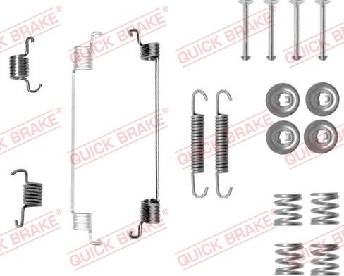 QUICK BRAKE 105-0014 - Accessory Kit, brake shoes onlydrive.pro