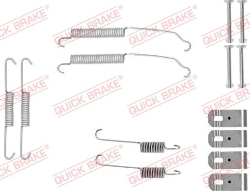 QUICK BRAKE 105-0015 - Accessory Kit, brake shoes onlydrive.pro
