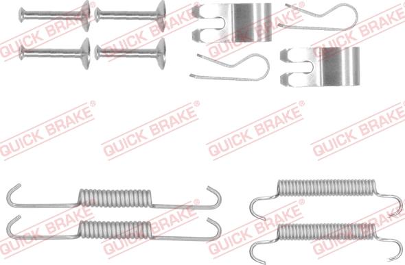 QUICK BRAKE 1050013 - Accessory Kit, parking brake shoes onlydrive.pro