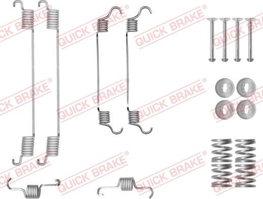 QUICK BRAKE 105-0034 - Accessory Kit, brake shoes onlydrive.pro