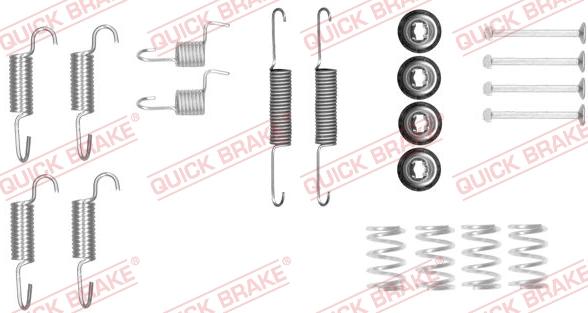 QUICK BRAKE 105-0025 - Accessory Kit, parking brake shoes onlydrive.pro