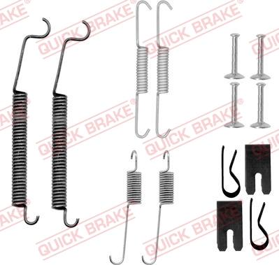 QUICK BRAKE 1050891 - Accessory Kit, brake shoes onlydrive.pro