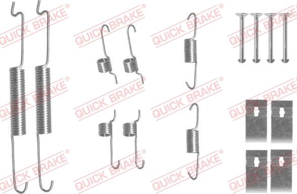 QUICK BRAKE 1050863 - Accessory Kit, brake shoes onlydrive.pro