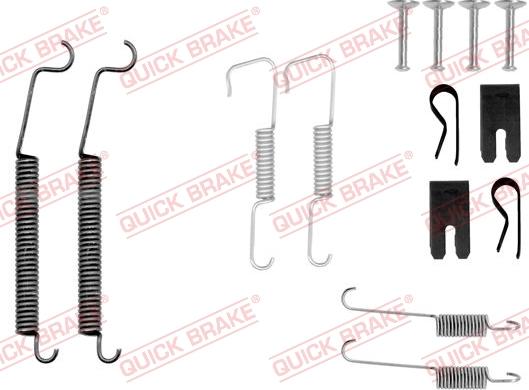 QUICK BRAKE 1050805 - Accessory Kit, brake shoes onlydrive.pro