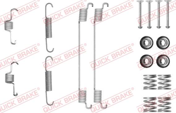 QUICK BRAKE 105-0889 - Accessory Kit, brake shoes onlydrive.pro