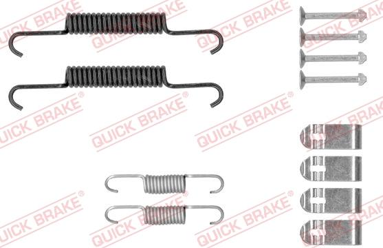 QUICK BRAKE 1050881 - Accessory Kit, parking brake shoes onlydrive.pro