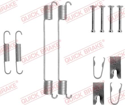 QUICK BRAKE 1050883 - Accessory Kit, brake shoes onlydrive.pro