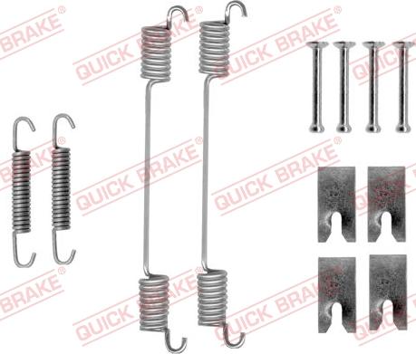 QUICK BRAKE 1050836 - Accessory Kit, brake shoes onlydrive.pro