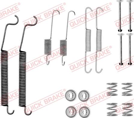 QUICK BRAKE 1050830 - Piederumu komplekts, Bremžu loki onlydrive.pro