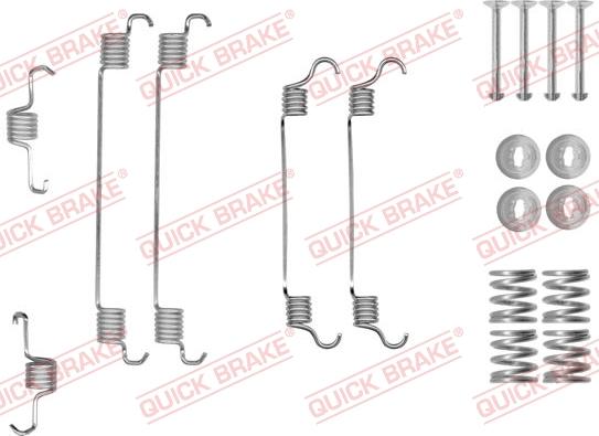 QUICK BRAKE 105-0820 - Accessory Kit, brake shoes onlydrive.pro