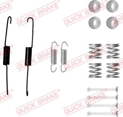 QUICK BRAKE 105-0879 - Accessory Kit, brake shoes onlydrive.pro