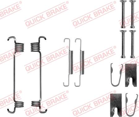 QUICK BRAKE 105-0875 - Accessory Kit, parking brake shoes onlydrive.pro