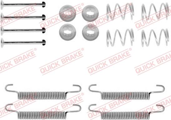 QUICK BRAKE 1050791 - Accessory Kit, parking brake shoes onlydrive.pro