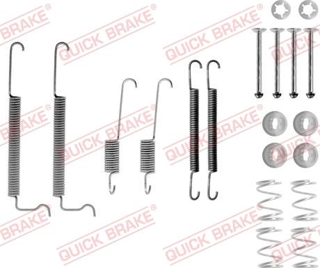 QUICK BRAKE 1050744 - Accessory Kit, brake shoes onlydrive.pro