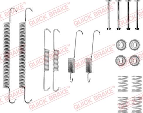 QUICK BRAKE 1050757 - Accessory Kit, brake shoes onlydrive.pro