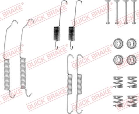 QUICK BRAKE 1050701 - Accessory Kit, brake shoes onlydrive.pro