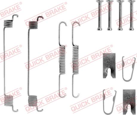 QUICK BRAKE 105-0789 - Accessory Kit, brake shoes onlydrive.pro